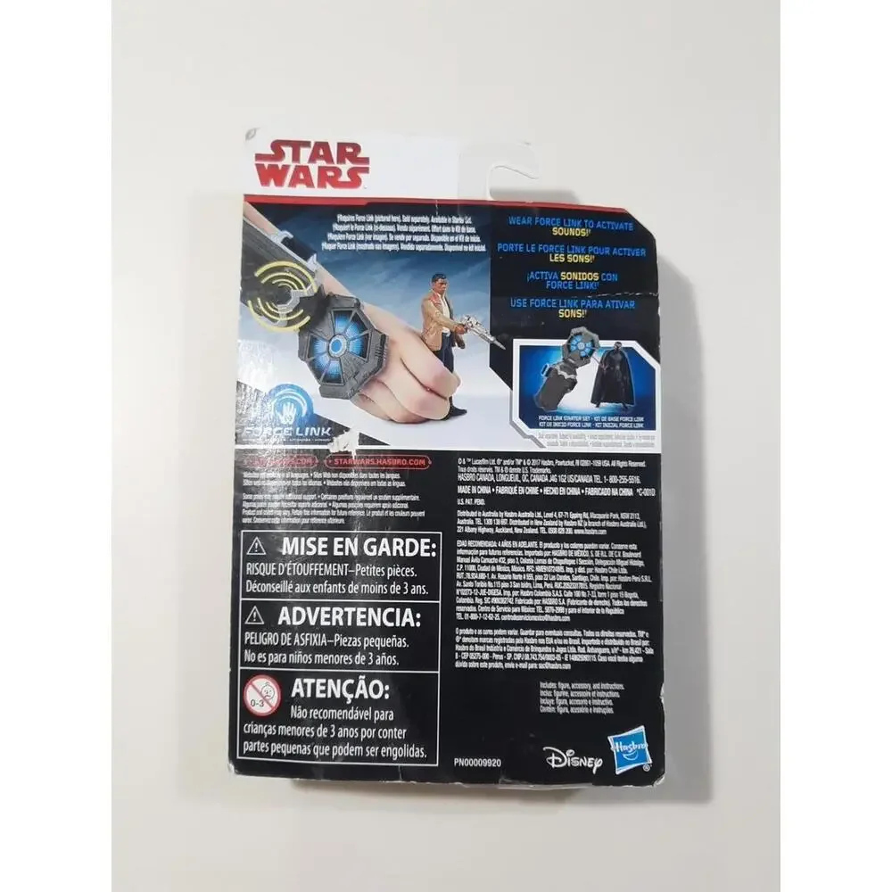 Star Wars Finn‎ Resistance Fighter Last Jedi 3.75 Inch Force Link Action Figure